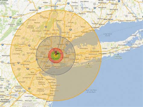 This Scary Interactive Map Shows What Happens If A Nuke Explodes In Your Neighborhood - Business ...