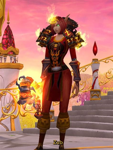 My fire mage transmog , hope you like it! : r/Transmogrification