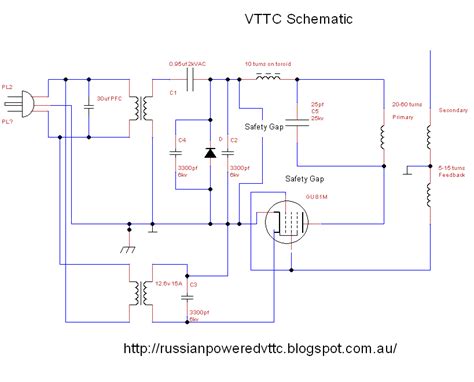 Vacuum Tube Tesla Coil Schematics