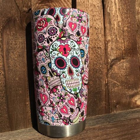 Hydrodipped Yeti-Sugar Skull Yeti-Yeti by SouthernDesignBar