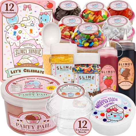 Party Pail 12 Person Ice Cream Slime Kit – KSC