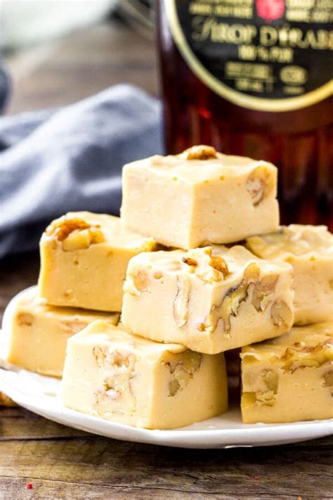 Maple Walnut Fudge - Just so Tasty