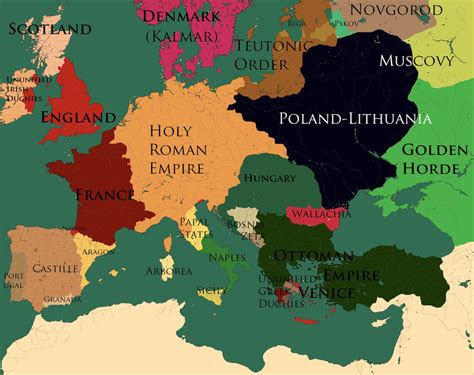 Medieval Europe (1400) by DerUbermensch1 on DeviantArt