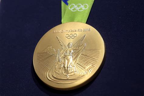 Close-ups of Olympic medals through the years