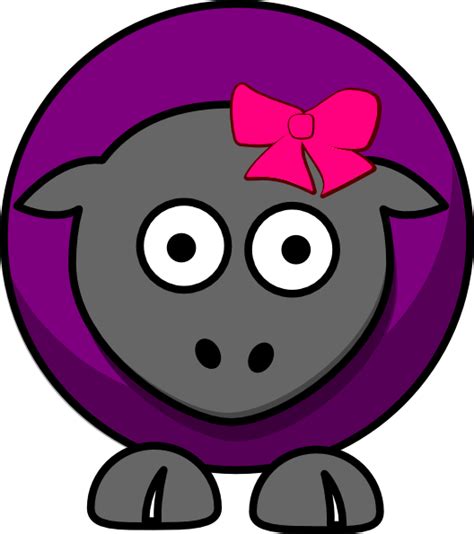 Sheep clipart purple, Sheep purple Transparent FREE for download on ...