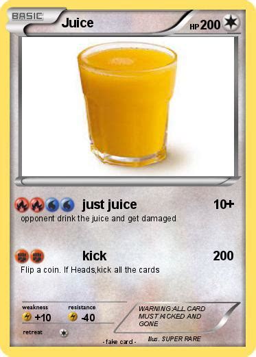 Pokémon Juice 30 30 - just juice - My Pokemon Card