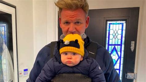 Gordon Ramsay's son Oscar suffers fall during walk on the beach in ...