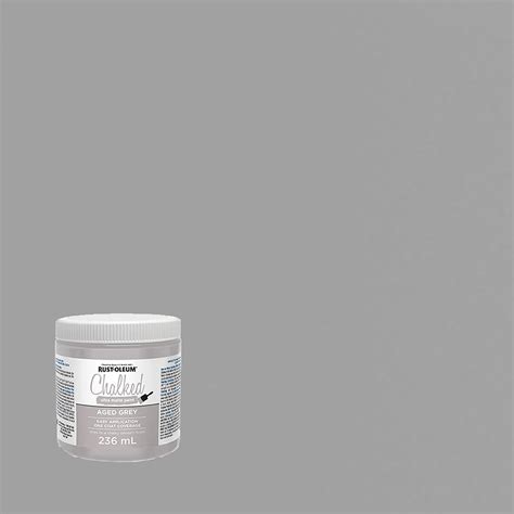 Rust-Oleum Chalked Ultra Matte Paint in Aged Grey, 236 mL | The Home Depot Canada