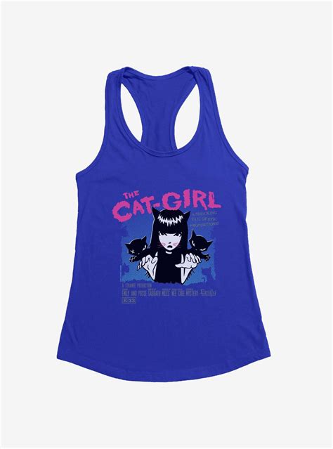 Emily The Strange Cat Girl Movie Poster Girls Tank | SportSpyder