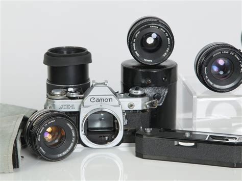 Canon AE 1 + lenses - Catawiki