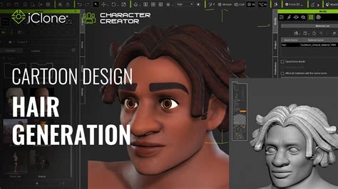 Fast Cartoon Design #2 - Conformable Hair Generation - by Luis Duarte - YouTube