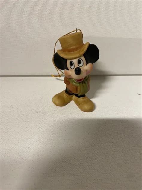 DISNEY MICKEY MOUSE - Christmas Carol Scrooge - Ceramic Christmas ...