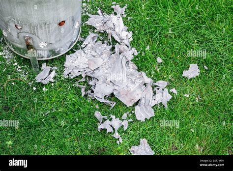 Small incinerator and waste burn paper Stock Photo - Alamy