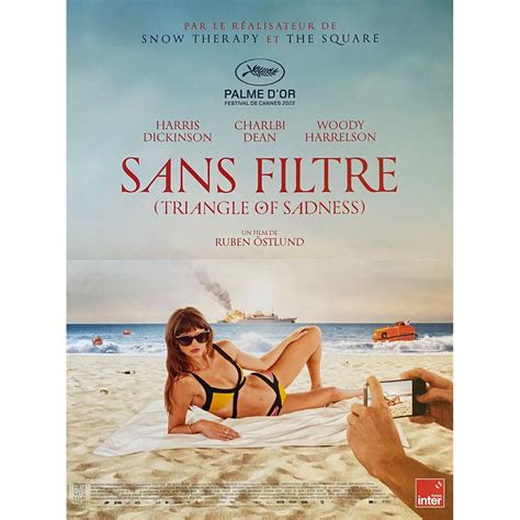 TRIANGLE OF SADNESS French Movie Poster - 15x21 in. - 2022