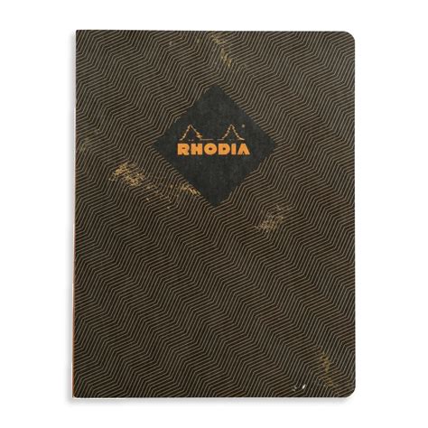 Rhodia Heritage Notebook - Black Chevrons | 117431C | The Online Pen Company