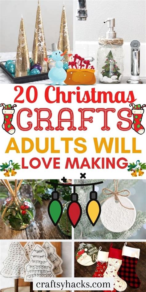 20 Easy Christmas Crafts for Adults in 2023 | Handmade christmas crafts ...