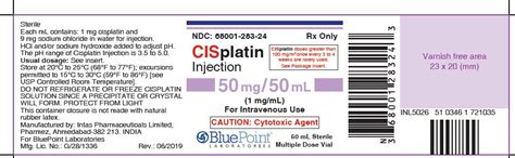 Cisplatin by BluePoint Laboratories / Accord Healthcare / Intas ...