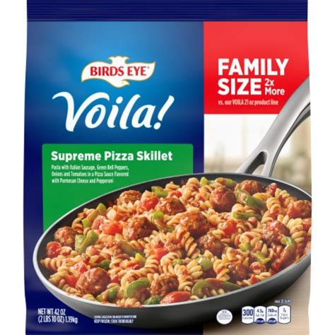 Birds Eye® Voila! Family Size Supreme Pizza Skillet Frozen Meal, 42 oz - Fry’s Food Stores