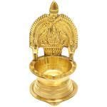 Buy Shubhkart Nitya Shubhlaxmi Brass Diya - Medium, Durable & Sturdy ...