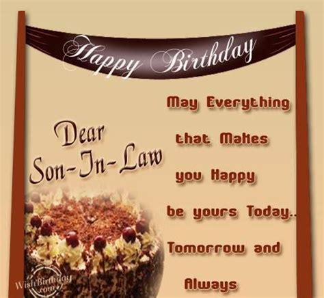 Birthday Wishes for Son In Law - Birthday Images, Pictures | Birthday ...