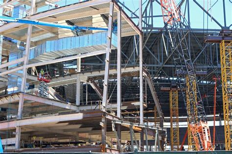 Stadium Construction in Qatar Editorial Stock Image - Image of 2022 ...