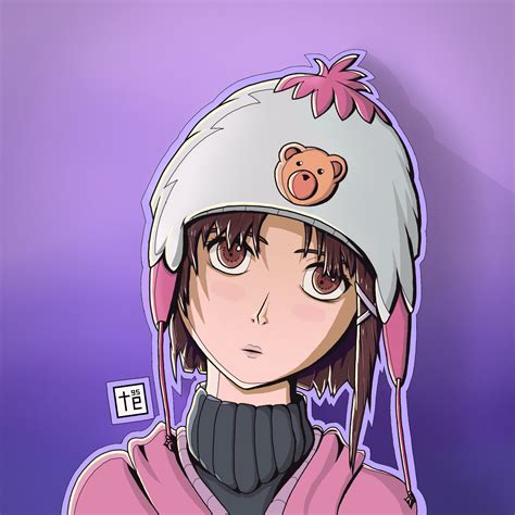 ArtStation - Lain (Serial Experiments Lain fan-art)