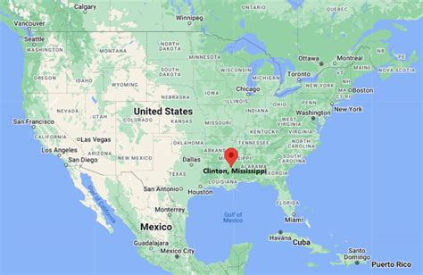 Where is Clinton, MS, USA? | Location Map of Clinton, Mississippi