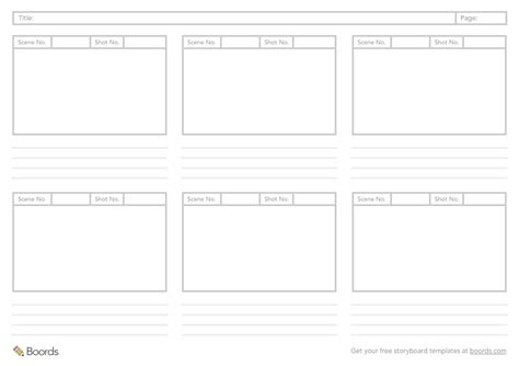 Free Storyboard Template Powerpoint - PRINTABLE TEMPLATES