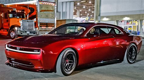 Electric Dodge Charger Daytona SRT Banshee Rolling Through Las Vegas at ...