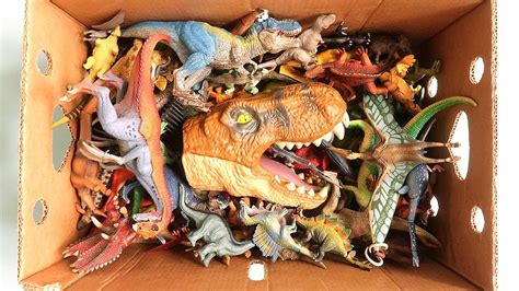 100++ Dinosaur Toys ! Jurassic World2 T-Rex Toy Box for Kids~ Learn Dinosaurs - YouTube