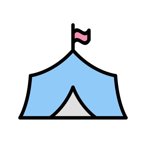 Tent Vector Icon 354157 Vector Art at Vecteezy