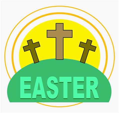 Easter Religious Clipart - Cross Clip Art Easter, HD Png Download - kindpng