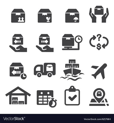 Logistics icon Royalty Free Vector Image - VectorStock