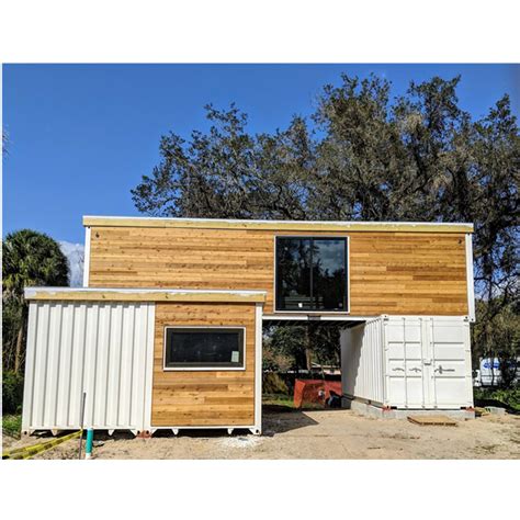 Custom Puerto Rico Fabricated Living Tiny Prefabricated Steel 20ft home