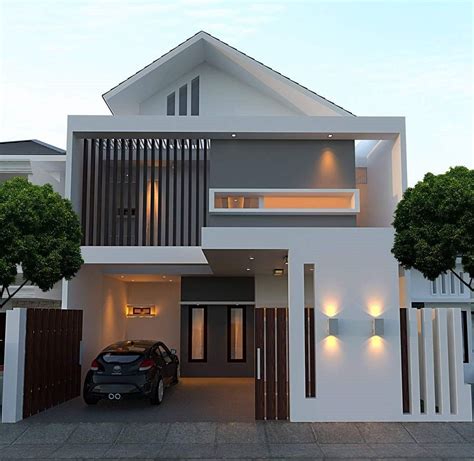 Model Desain Rumah Minimalis Type 45 1 Lantai Elegan | Rumah modern, Desain rumah 2 lantai ...