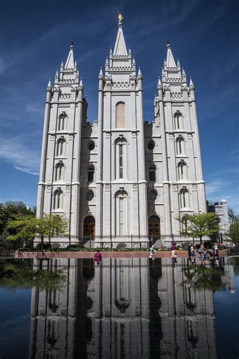 The Salt Lake City Mormons Temple Editorial Stock Photo - Image of ...