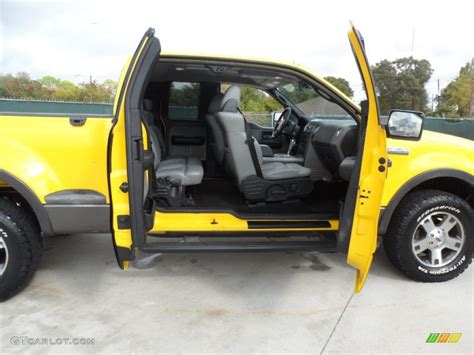 Black/Medium Flint Interior 2004 Ford F150 FX4 SuperCab 4x4 Photo ...