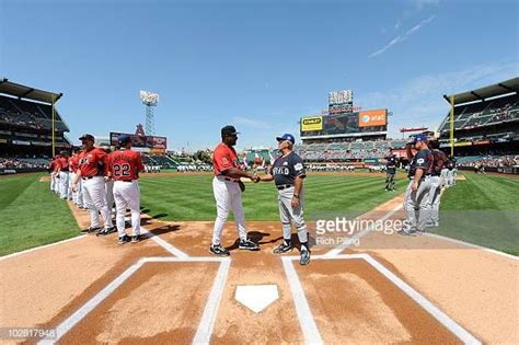 Don Baylor manager of the USA Team and Cookie Rojas manager of the ...