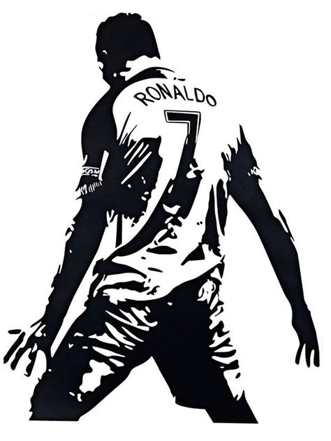 Cristiano Ronaldo stencils | Ronaldo, Cristiano ronaldo, Cristiano ...