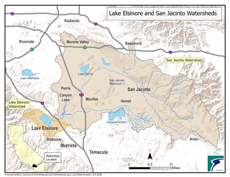 The San Jacinto River Watersheds – Lake Elsinore and San Jacinto Watersheds Authority LESJWA