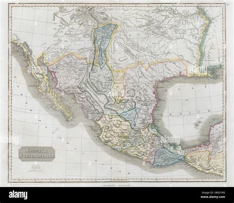 "Spanish North America". THOMSON. Texas, Mexico & Southwestern USA 1830 ...