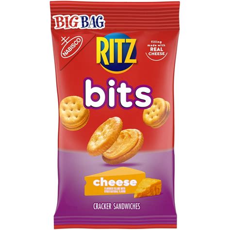 RITZ Bits Cheese Crackers, 3 oz Big Bag - Walmart.com - Walmart.com