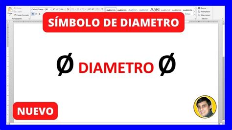 Cómo usar el símbolo del diámetro en Word: un paso a paso fácil ...