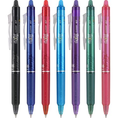 PILOT FriXion Clicker Erasable, Refillable & Retractable Gel Ink Pens ...