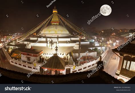 209 Boudhanath Stupa Night View Images, Stock Photos & Vectors ...