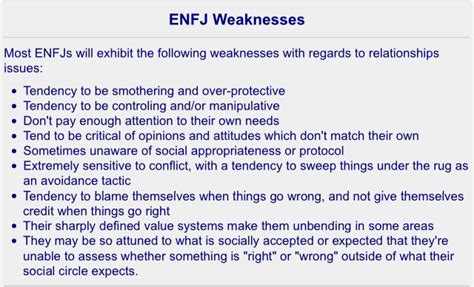 Weaknesses | Enfj personality, Enfj, Enfj t