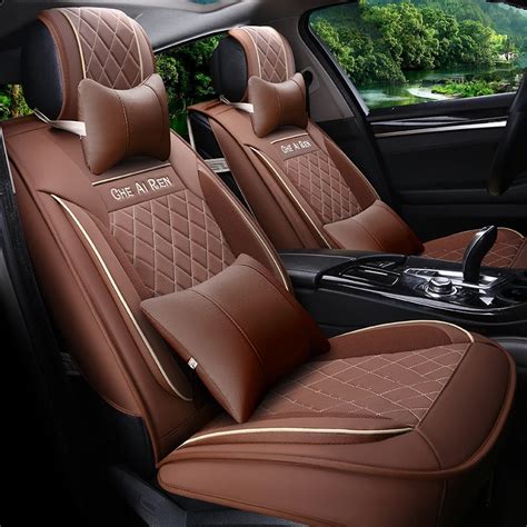 Car Styling Leather Seat Covers for Buick Seat Protecto Enclave Encore Envision LaCrosse Regal ...