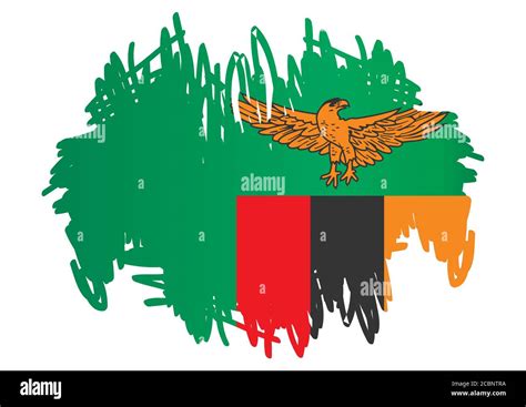 Zambia Flag Eagle