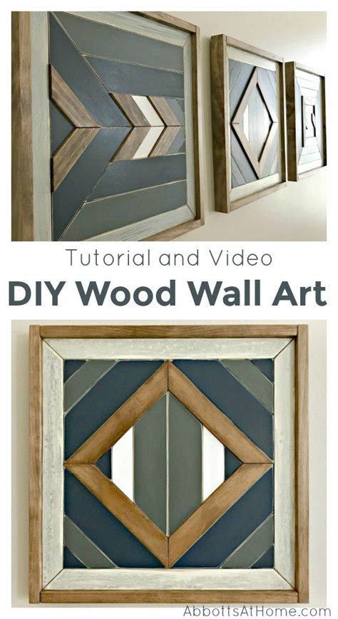 Easy DIY Scrap Wood Wall Art: Build Steps and Video - Abbotts At Home