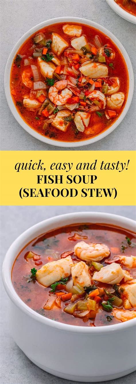 Fish Soup (Flavorful and Easy!) - Posh Journal